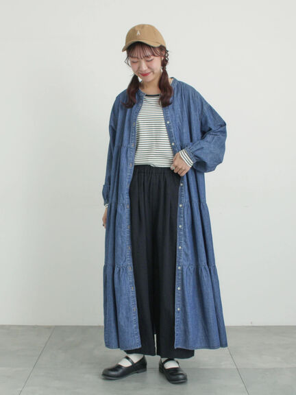 【Cross×Linen】ふんわりパンツ（ブラック/ベージュ）｜Samansa Mos2（サマンサ モスモス）通販