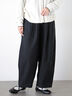 【Cross×Linen】ふんわりパンツ（ブラック/ベージュ）｜Samansa Mos2（サマンサ モスモス）通販