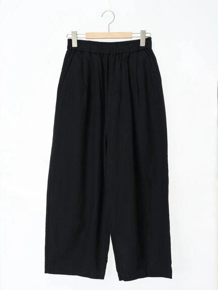 【Cross×Linen】ふんわりパンツ（ブラック/ベージュ）｜Samansa Mos2（サマンサ モスモス）通販