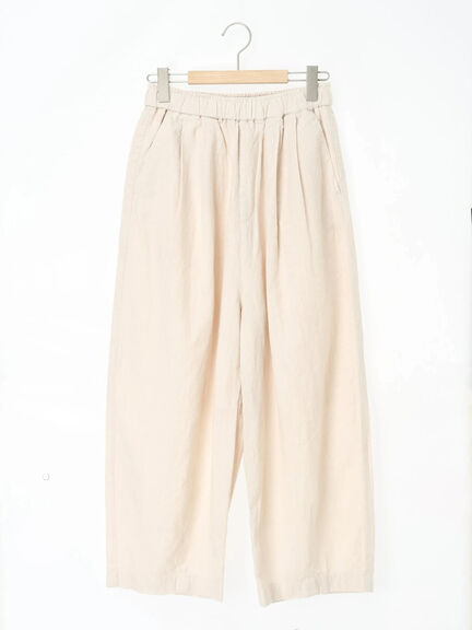 【Cross×Linen】ふんわりパンツ（ブラック/ベージュ）｜Samansa Mos2（サマンサ モスモス）通販