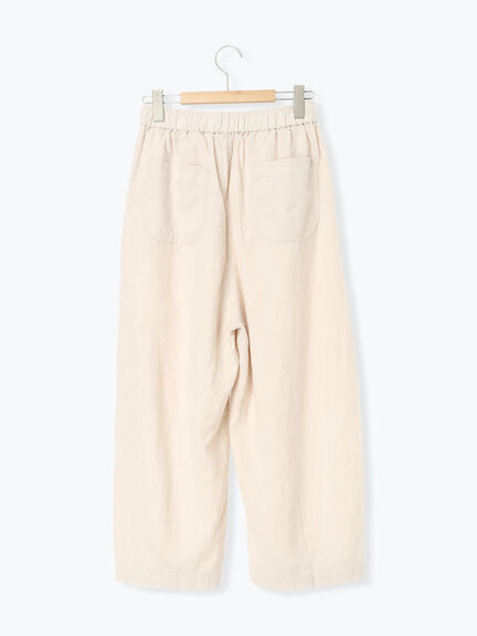 【Cross×Linen】ふんわりパンツ（ブラック/ベージュ）｜Samansa Mos2（サマンサ モスモス）通販