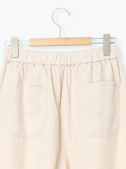 【Cross×Linen】ふんわりパンツ（ブラック/ベージュ）｜Samansa Mos2（サマンサ モスモス）通販