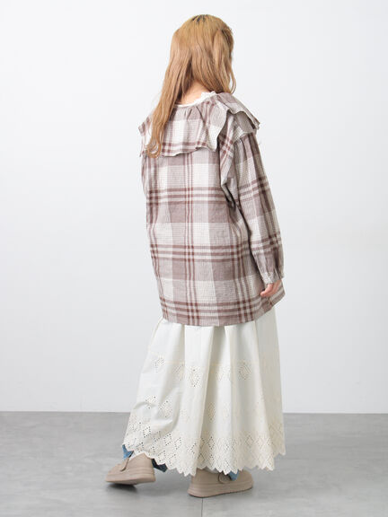 【Cross×Linen】セーラーカラーブラウス（レッド/ベージュ/モカ/イエロー/グリーン）｜Samansa Mos2（サマンサ モスモス）通販