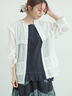 裾フリルティアードレースブラウス（オフホワイト/ブラック/キナリ）｜Samansa Mos2（サマンサ モスモス）通販
