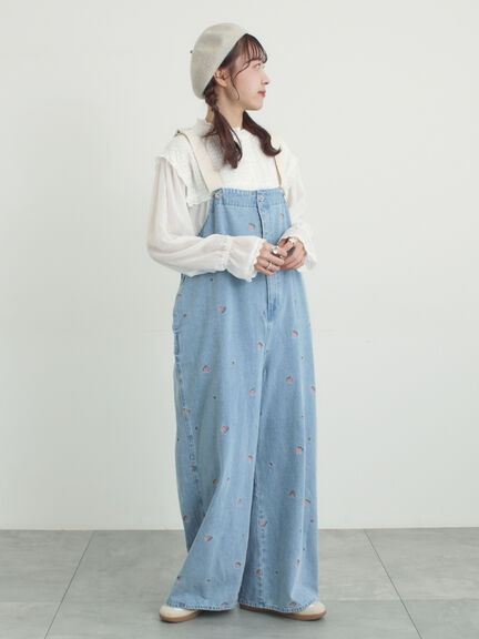 裾フリルティアードレースブラウス（オフホワイト/ブラック/キナリ）｜Samansa Mos2（サマンサ モスモス）通販