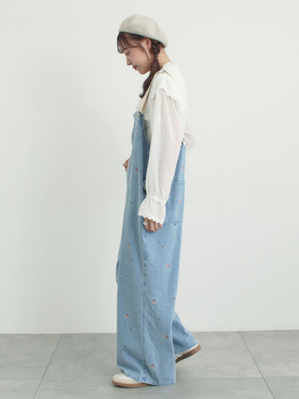 裾フリルティアードレースブラウス（オフホワイト/ブラック/キナリ）｜Samansa Mos2（サマンサ モスモス）通販