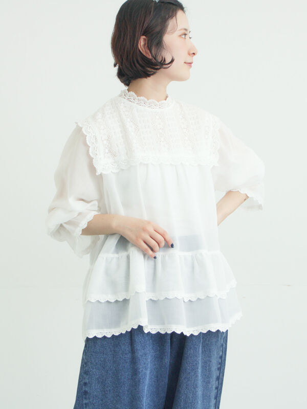 【最終お値下げ】マチャット　レース　ブラウス mm538104r_01.jpg?basethum=225