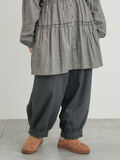 【帯電防止裏地】ヘリンボーンバルーンパンツ《M/Lサイズ》（チャコールグレー）｜Samansa Mos2（サマンサ モスモス）通販