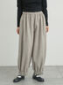 【帯電防止裏地】ヘリンボーンバルーンパンツ《M/Lサイズ》（チャコールグレー/ベージュ/ブラウン/キャメル）｜Samansa Mos2（サマンサ モスモス）通販