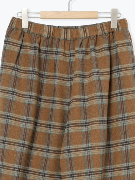 【帯電防止裏地】ヘリンボーンバルーンパンツ《M/Lサイズ》（チャコールグレー/ベージュ/ブラウン/キャメル）｜Samansa Mos2（サマンサ モスモス）通販