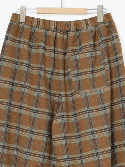 【帯電防止裏地】ヘリンボーンバルーンパンツ《M/Lサイズ》（チャコールグレー/ベージュ/ブラウン/キャメル）｜Samansa Mos2（サマンサ モスモス）通販