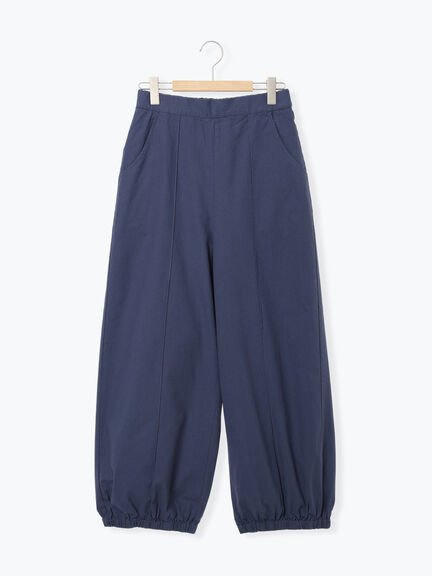 【M/Lサイズ】センターピンタック裾ギャザーパンツ（チャコールグレー/ベージュ/イエロー/ネイビー）｜Samansa Mos2（サマンサ モスモス）通販