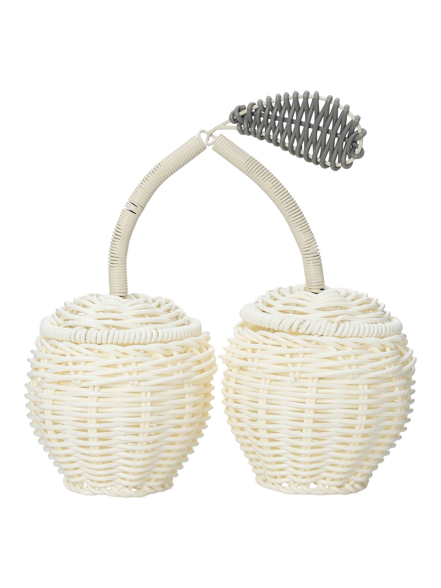 フルーツシェイプバスケット チェリー（オフホワイト/雑貨/インテリア