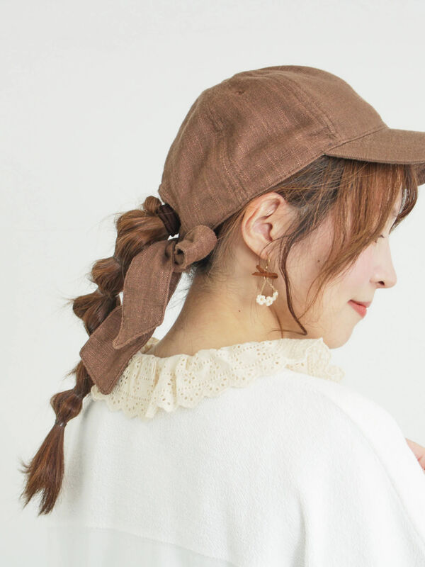 バックリボンアソートキャップ（ベージュ/ブラウン/ラベンダー）｜Samansa Mos2（サマンサ モスモス）通販