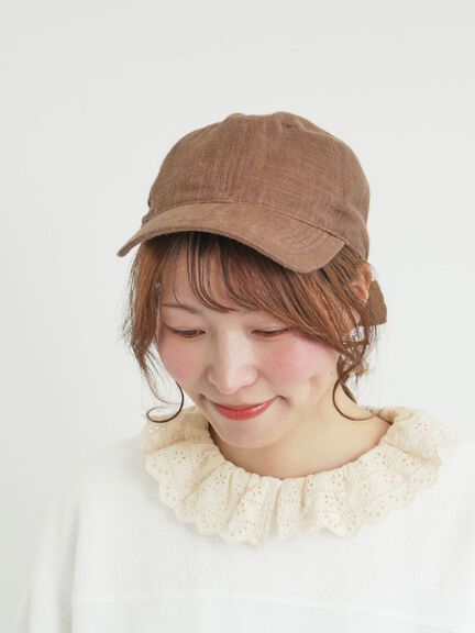 バックリボンアソートキャップ（ベージュ/ブラウン/ラベンダー）｜Samansa Mos2（サマンサ モスモス）通販