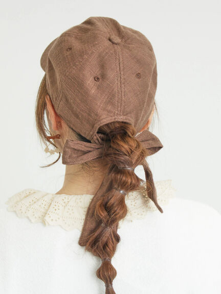 バックリボンアソートキャップ（ベージュ/ブラウン/ラベンダー）｜Samansa Mos2（サマンサ モスモス）通販