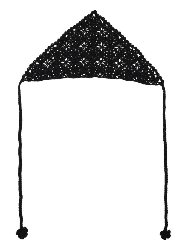 お花モチーフバブーシュカ（ブラック）｜Samansa Mos2（サマンサ モスモス）通販