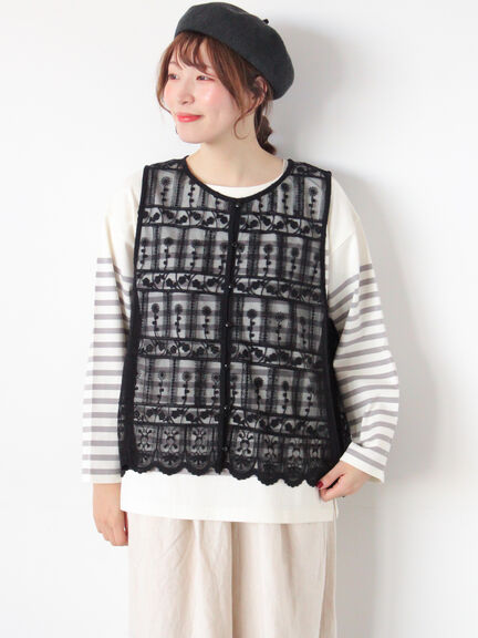 トップス(ブラック/黒系)｜レディースファッション通販のCAN ONLINE SHOP