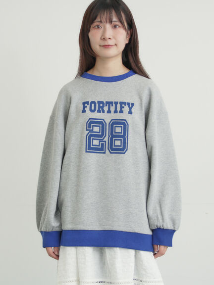 リンガーロゴスウェット（グレー/ピンク/キナリ）｜Samansa Mos2（サマンサ モスモス）通販