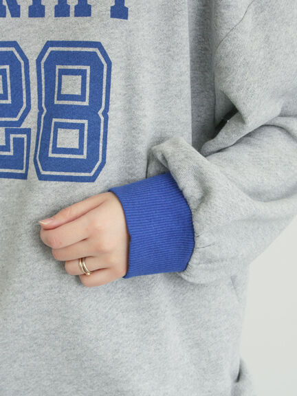 リンガーロゴスウェット（グレー/ピンク/キナリ）｜Samansa Mos2（サマンサ モスモス）通販