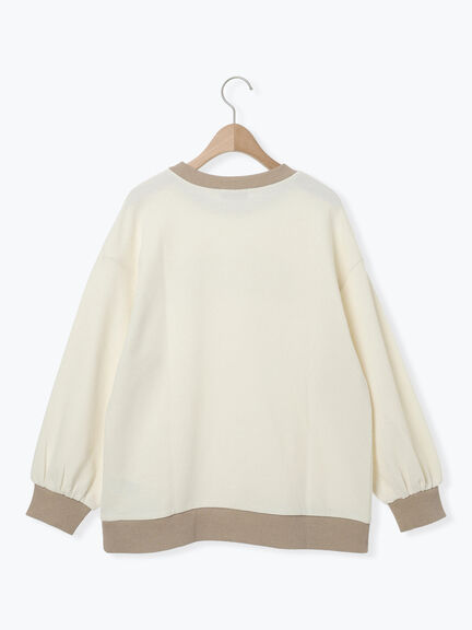 リンガーロゴスウェット（グレー/ピンク/キナリ）｜Samansa Mos2（サマンサ モスモス）通販