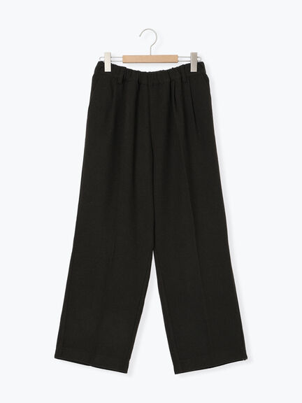 【帯電防止裏地】ツータックストレートパンツ《M/Lサイズ》（チャコールグレー/ベージュ/ブラウン）｜Samansa Mos2（サマンサ モスモス）通販