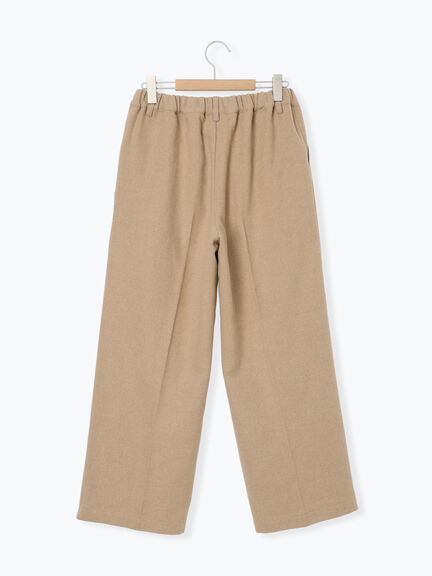 【帯電防止裏地】ツータックストレートパンツ《M/Lサイズ》（チャコールグレー/ベージュ/ブラウン）｜Samansa Mos2（サマンサ モスモス）通販