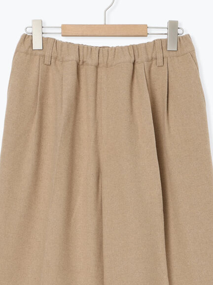 【帯電防止裏地】ツータックストレートパンツ《M/Lサイズ》（チャコールグレー/ベージュ/ブラウン）｜Samansa Mos2（サマンサ モスモス）通販