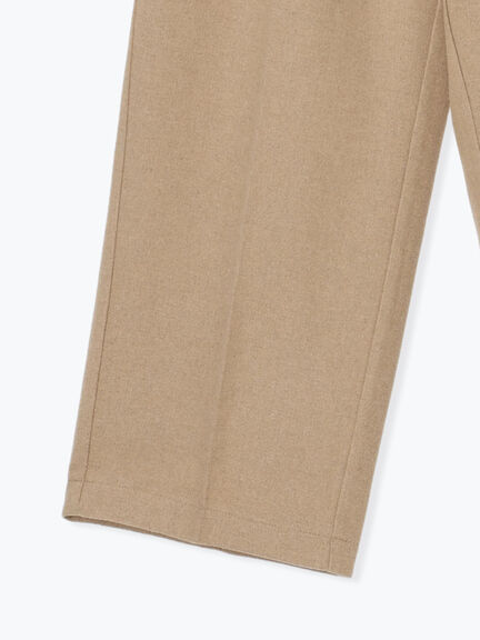 【帯電防止裏地】ツータックストレートパンツ《M/Lサイズ》（チャコールグレー/ベージュ/ブラウン）｜Samansa Mos2（サマンサ モスモス）通販