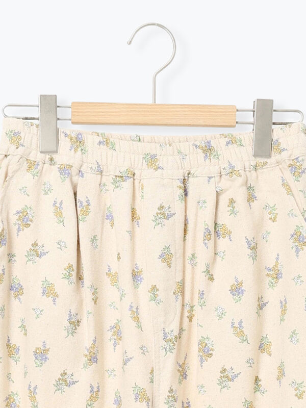 柄アソートテーパードパンツ（チャコールグレー/ベージュ/ブルー