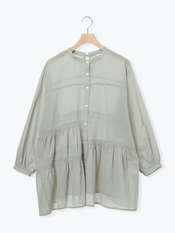 2WAYシアーティアードチュニック（ミント）｜Samansa Mos2（サマンサ モスモス）通販