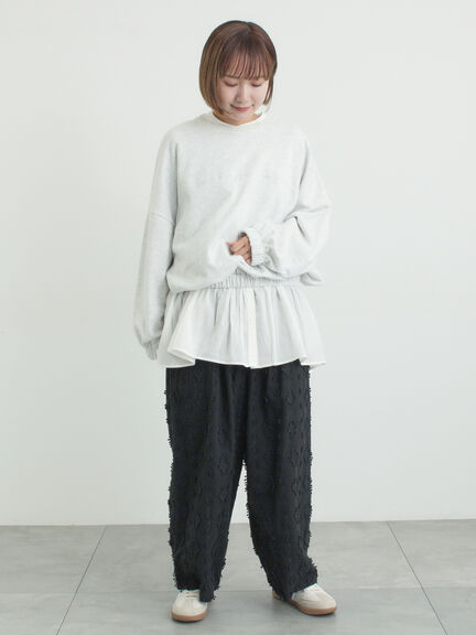 2WAYシアーティアードチュニック（オフホワイト/ミント/サックスブルー/ブルー）｜Samansa Mos2（サマンサ モスモス）通販