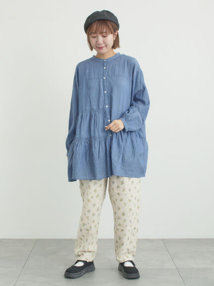 2WAYシアーティアードチュニック（オフホワイト/ミント/サックスブルー/ブルー）｜Samansa Mos2（サマンサ モスモス）通販