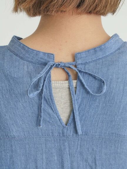 2WAYシアーティアードチュニック（オフホワイト/ミント/サックスブルー/ブルー）｜Samansa Mos2（サマンサ モスモス）通販