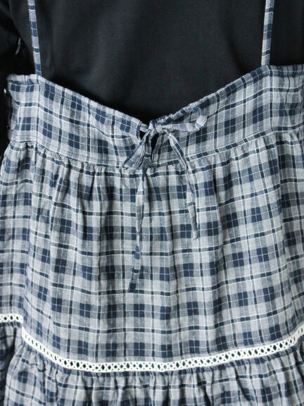 はしごレースティアードキャミチュニック（オフホワイト/ブラック/ネイビー）｜Samansa Mos2（サマンサ モスモス）通販