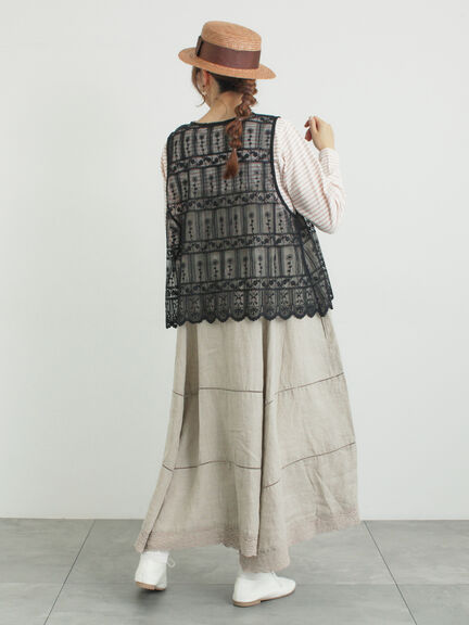 リボン付きカンカン帽（ベージュ/ブラウン）｜Samansa Mos2（サマンサ モスモス）通販