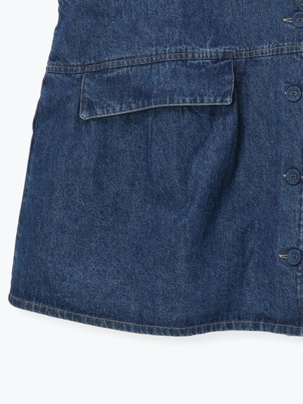 Vネックオーバーベスト（カーキ/ブルー/キナリ）｜Samansa Mos2（サマンサ モスモス）通販