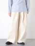 【M/Lサイズ】タックワイドパンツ（ベージュ）｜Samansa Mos2（サマンサ モスモス）通販