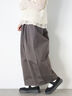 【M/Lサイズ】タックワイドパンツ（チャコールグレー/ベージュ/カーキ）｜Samansa Mos2（サマンサ モスモス）通販