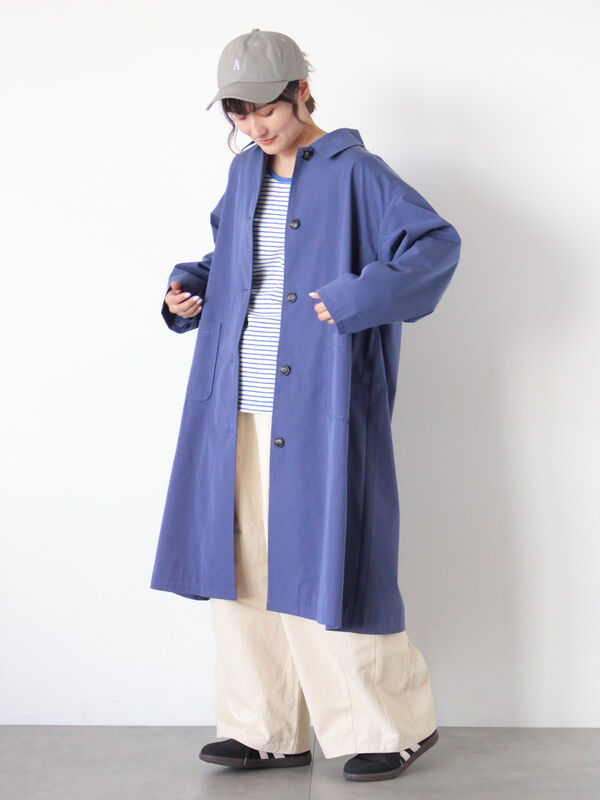 M/Lサイズ】タックワイドパンツ（チャコールグレー/ベージュ/カーキ