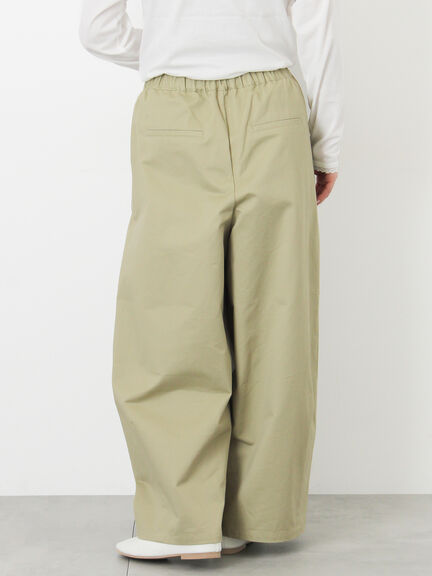 【M/Lサイズ】タックワイドパンツ（チャコールグレー/ベージュ/カーキ）｜Samansa Mos2（サマンサ モスモス）通販