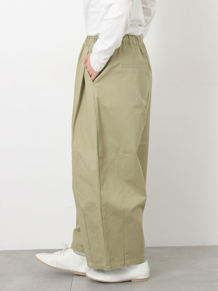 【M/Lサイズ】タックワイドパンツ（チャコールグレー/ベージュ/カーキ）｜Samansa Mos2（サマンサ モスモス）通販