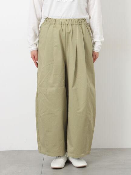 【M/Lサイズ】タックワイドパンツ（チャコールグレー/ベージュ/カーキ）｜Samansa Mos2（サマンサ モスモス）通販