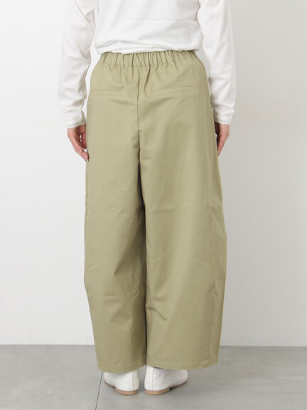 【M/Lサイズ】タックワイドパンツ（チャコールグレー/ベージュ/カーキ）｜Samansa Mos2（サマンサ モスモス）通販