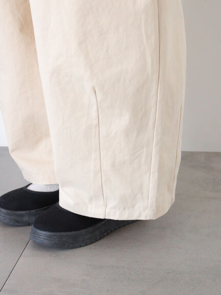 【M/Lサイズ】タックワイドパンツ（チャコールグレー/ベージュ/カーキ）｜Samansa Mos2（サマンサ モスモス）通販