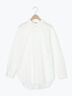 ワンポイント刺繍オーバーシャツ（オフホワイト/ブルー/ストライプ）｜Samansa Mos2（サマンサ モスモス）通販