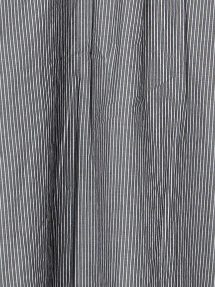 ワンポイント刺繍オーバーシャツ（オフホワイト/ブルー/ストライプ）｜Samansa Mos2（サマンサ モスモス）通販