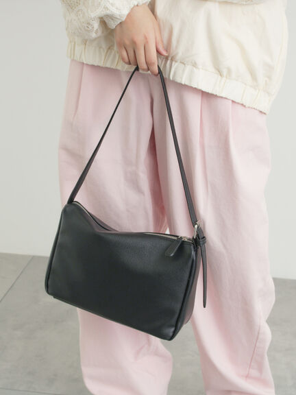 ワンハンドルミニショルダーバッグ（シルバー/ブラック/ブラウン）｜Samansa Mos2（サマンサ モスモス）通販