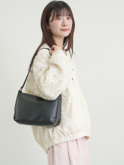 ワンハンドルミニショルダーバッグ（シルバー/ブラック/ブラウン）｜Samansa Mos2（サマンサ モスモス）通販