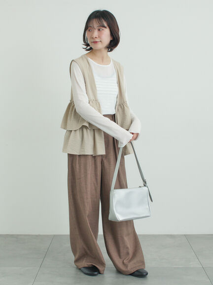 ワンハンドルミニショルダーバッグ（シルバー/ブラック/ブラウン）｜Samansa Mos2（サマンサ モスモス）通販